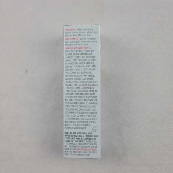 NIB First Aid Beauty HYDRATING EYE CREAM WITH HYALURONIC ACID - Picture 7 of 7